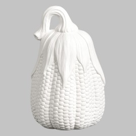 Ceramic Bisque Tall Corn Pumpkin - Case of 6 Ceramic Bisque Tall Corn Pumpkin - Case of 6